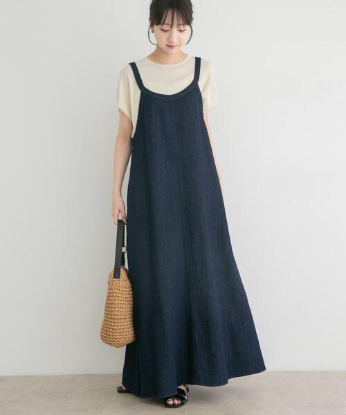 ITEMS URBANRESEARCH(アイテムズ アーバンリサーチ)の「『洗濯可』ビッグノースリーブニット(ニット/セーター・レディース・ブルー系その他/ブラック/オフホワイト/ブラウン・FREE)」の9枚目の写真