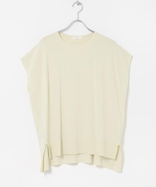 ITEMS URBANRESEARCH(アイテムズ アーバンリサーチ)の「『洗濯可』ビッグノースリーブニット(ニット/セーター・レディース・ブルー系その他/ブラック/オフホワイト/ブラウン・FREE)」の11枚目の写真