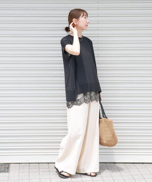 ITEMS URBANRESEARCH(アイテムズ アーバンリサーチ)の「『洗濯可』ビッグノースリーブニット(ニット/セーター・レディース・ブルー系その他/ブラック/オフホワイト/ブラウン・FREE)」の15枚目の写真