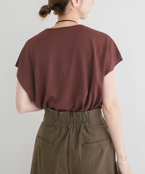 ITEMS URBANRESEARCH(アイテムズ アーバンリサーチ)の「『洗濯可』ビッグノースリーブニット(ニット/セーター・レディース・ブルー系その他/ブラック/オフホワイト/ブラウン・FREE)」の19枚目の写真