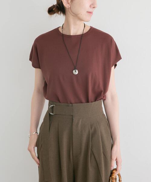 ITEMS URBANRESEARCH(アイテムズ アーバンリサーチ)の「『洗濯可』ビッグノースリーブニット(ニット/セーター・レディース・ブルー系その他/ブラック/オフホワイト/ブラウン・FREE)」の20枚目の写真