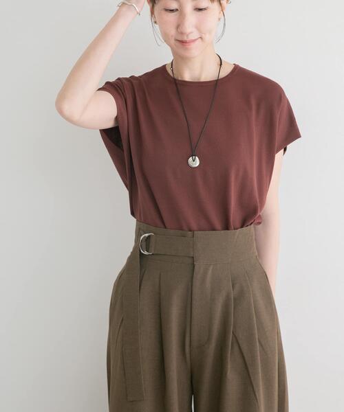 ITEMS URBANRESEARCH(アイテムズ アーバンリサーチ)の「『洗濯可』ビッグノースリーブニット(ニット/セーター・レディース・ブルー系その他/ブラック/オフホワイト/ブラウン・FREE)」の21枚目の写真