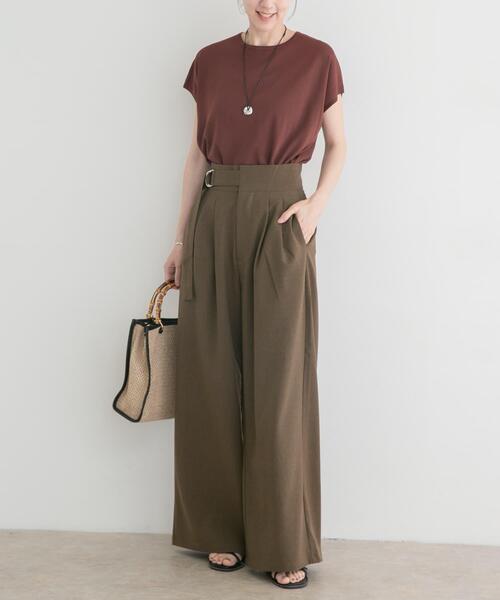 ITEMS URBANRESEARCH(アイテムズ アーバンリサーチ)の「『洗濯可』ビッグノースリーブニット(ニット/セーター・レディース・ブルー系その他/ブラック/オフホワイト/ブラウン・FREE)」の22枚目の写真