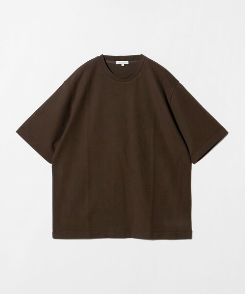 A DAY IN THE LIFE UNITED ARROWS(アデイインザライフユナイテッドアローズ)の「シルケット パールニット リラックス カットソー<A DAY IN THE LIFE>(Tシャツ/カットソー・メンズ・ブラウン系/ライトグレー/ネイビー・L/M)」の3枚目の写真
