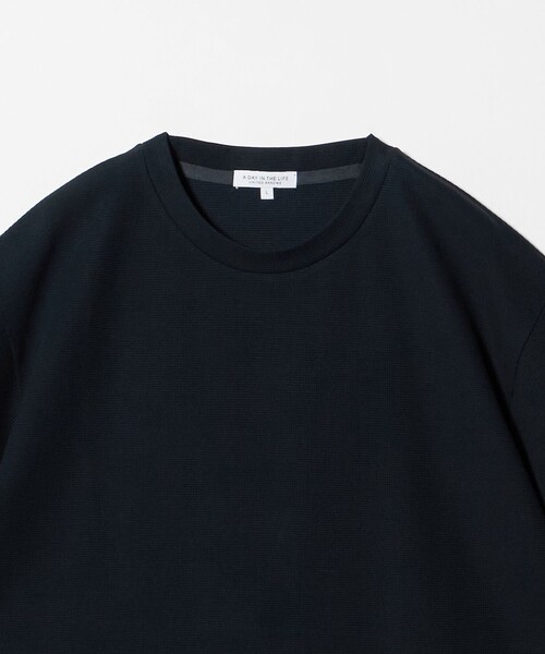 A DAY IN THE LIFE UNITED ARROWS(アデイインザライフユナイテッドアローズ)の「シルケット パールニット リラックス カットソー<A DAY IN THE LIFE>(Tシャツ/カットソー・メンズ・ブラウン系/ライトグレー/ネイビー・L/M)」の10枚目の写真
