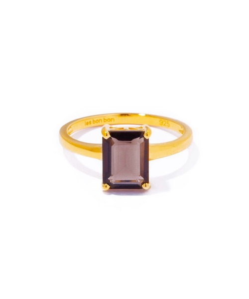 les bonbon(ルボンボン)の「【les bon bon】recto ring/レクトリング BOB987/BOB988/BOB989(リング・レディース・ホワイト/ブラック/グリーン・9/11/13/15 )」の2枚目の写真