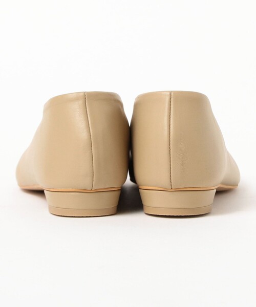Demi-Luxe BEAMS(デミルクス ビームス)の「ソフト シープレザー パンプス(バレエシューズ・レディース・ベージュ/ブラック・36/37/38)」の11枚目の写真