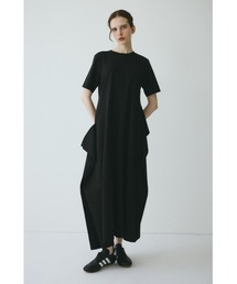 セール】Tuck sleeve docking dress タック スリーブ ドッキング