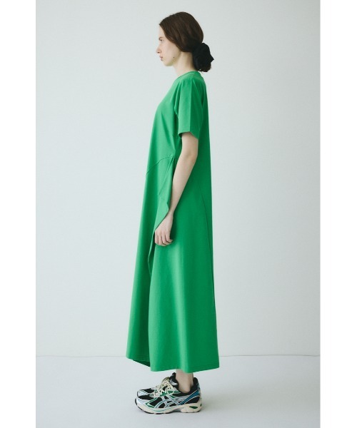 HeRIN.CYE(ヘリンドットサイ)の「Deformation flare cut onepiece / ディフォメーションフレアーカットワンピース(ワンピース・レディース・グリーン/ホワイト/ブラック・FREE)」の11枚目の写真