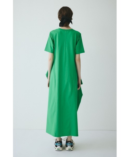HeRIN.CYE(ヘリンドットサイ)の「Deformation flare cut onepiece / ディフォメーションフレアーカットワンピース(ワンピース・レディース・グリーン/ホワイト/ブラック・FREE)」の12枚目の写真