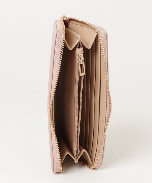 Guess(ゲス)の「CELESTIA Medium Zip Around 財布 長財布(財布・レディース・ピンク/ブラック・ONE SIZE)」の5枚目の写真