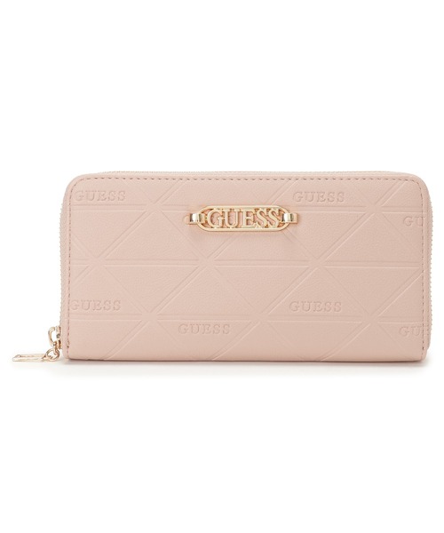 Guess(ゲス)の「CELESTIA Medium Zip Around 財布 長財布(財布・レディース・ピンク/ブラック・ONE SIZE)」の2枚目の写真