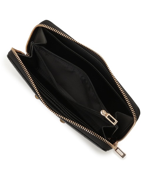 Guess(ゲス)の「CELESTIA Medium Zip Around 財布 長財布(財布・レディース・ピンク/ブラック・ONE SIZE)」の11枚目の写真