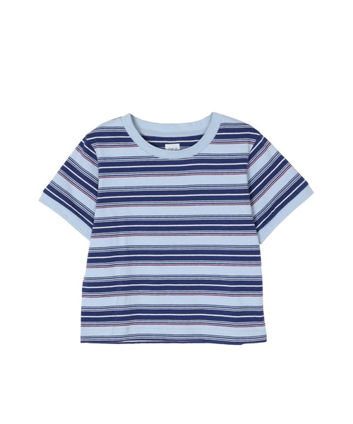 Ungrid(アングリッド)の「マルチボーダーコンパクトTee(Tシャツ/カットソー・レディース・ブラウン/レッド/ブルー・FREE)」の16枚目の写真