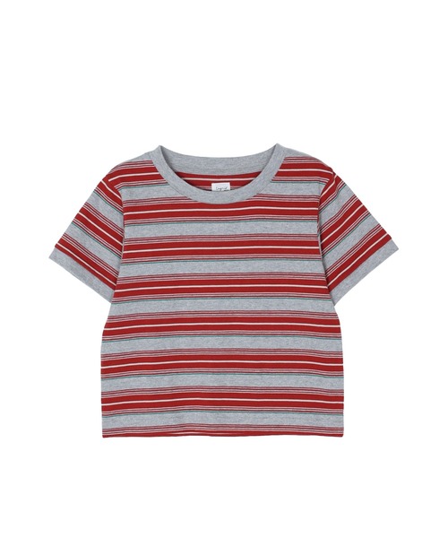 Ungrid(アングリッド)の「マルチボーダーコンパクトTee(Tシャツ/カットソー・レディース・ブラウン/レッド/ブルー・FREE)」の17枚目の写真