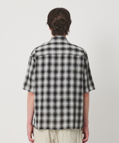 BEAUTY&YOUTH UNITED ARROWS（ビューティーアンドユースユナイテッドアローズ）の「ボイル オンブレ チェック レギュラーカラー シャツ GRANDE型（シャツ/ブラウス・メンズ・ダークグレー/シャーベット・S/M/XL/L）」の11枚目の写真