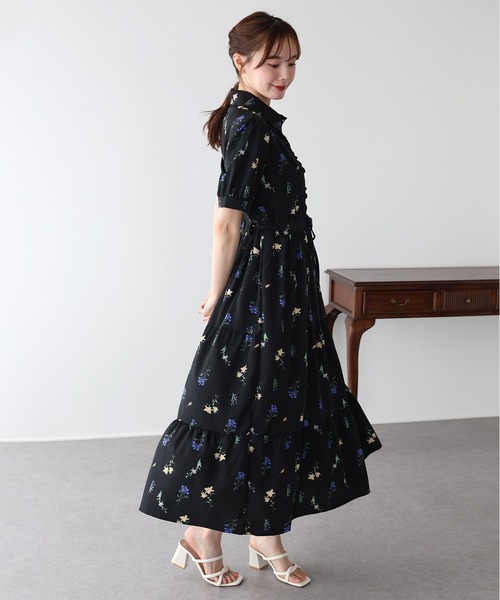 BLUEEAST（ブルーイースト）の「《2サイズ展開》フロントフリルワンピース（ワンピース・レディース・ベージュ/ブラック・LARGE/MEDIUM）」の13枚目の写真
