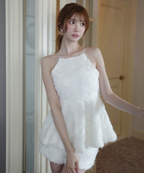 EIMY ISTOIRE(エイミーイストワール)の「ROSE CAMI TOPS(シャツ/ブラウス・レディース・ライトグレー/ホワイト/ブラック・F)」の15枚目の写真