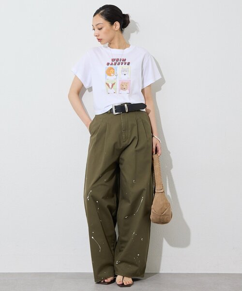 Whim Gazette(ウィムガゼット)の「【UNFORTUNATE PORTRAIT】別注WHIM CROP TEE(Tシャツ/カットソー・レディース・ホワイト・SMALL)」の11枚目の写真