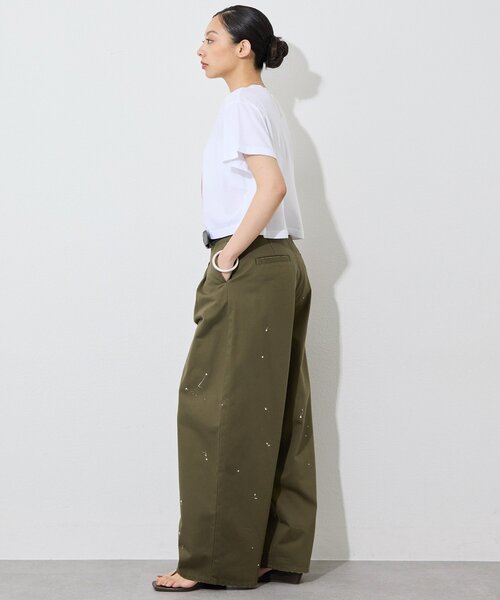 Whim Gazette(ウィムガゼット)の「【UNFORTUNATE PORTRAIT】別注WHIM CROP TEE(Tシャツ/カットソー・レディース・ホワイト・SMALL)」の5枚目の写真