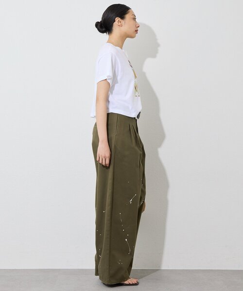 Whim Gazette(ウィムガゼット)の「【UNFORTUNATE PORTRAIT】別注WHIM CROP TEE(Tシャツ/カットソー・レディース・ホワイト・SMALL)」の8枚目の写真