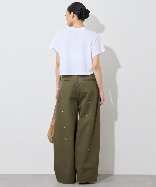 Whim Gazette(ウィムガゼット)の「【UNFORTUNATE PORTRAIT】別注WHIM CROP TEE(Tシャツ/カットソー・レディース・ホワイト・SMALL)」の6枚目の写真