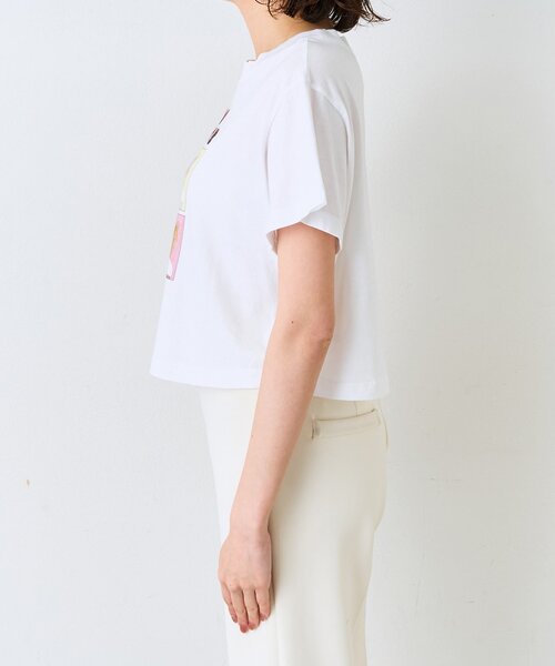 Whim Gazette(ウィムガゼット)の「【UNFORTUNATE PORTRAIT】別注WHIM CROP TEE(Tシャツ/カットソー・レディース・ホワイト・SMALL)」の13枚目の写真