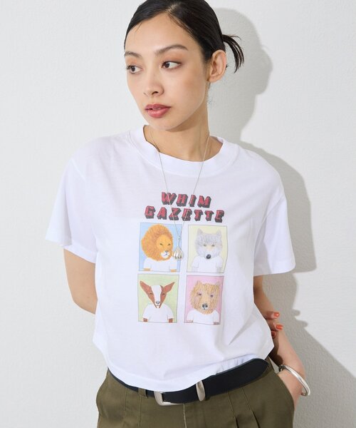 UNFORTUNATE PORTRAIT】別注WHIM CROP TEE（Tシャツ/カットソー