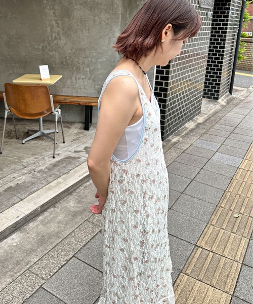 PILIT（ピリット）の「フラワーレース レイヤードワンピース（ワンピース・レディース・オフホワイト/アイボリー・MEDIUM）」の9枚目の写真