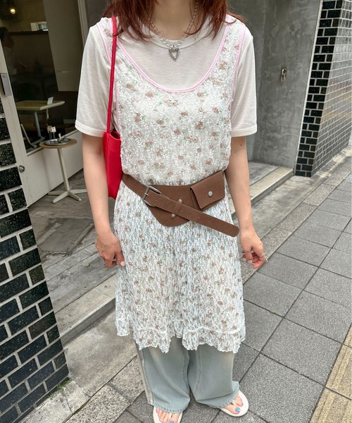 PILIT（ピリット）の「フラワーレース レイヤードワンピース（ワンピース・レディース・オフホワイト/アイボリー・MEDIUM）」の16枚目の写真