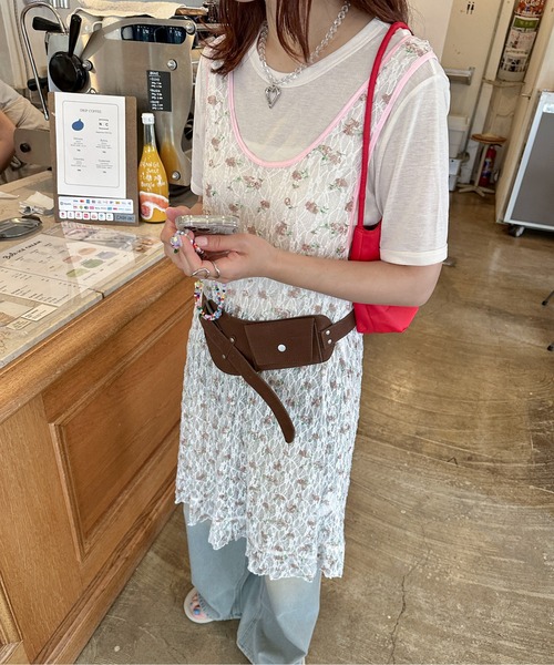 PILIT（ピリット）の「フラワーレース レイヤードワンピース（ワンピース・レディース・オフホワイト/アイボリー・MEDIUM）」の22枚目の写真
