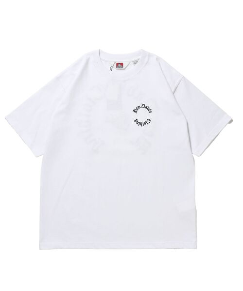BEN DAVIS(ベンデイビス)の「【BEN DAVIS(ベンデイビス)】 OLD ENGLISH EMB TEE / Tシャツ 半袖 クルーネック 刺繍 ワンポイント ユニセックス オーバーサイズ(Tシャツ/カットソー・メンズ・ネイビー/ホワイト/ブラック・MEDIUM/X-LARGE/LARGE)」の12枚目の写真