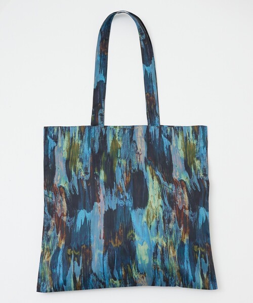 NOMINE(ノミネ)の「アイコン刺繍 ペイント柄アートプリント ロングハンドル トートバッグ(トートバッグ・レディース・ブラウン/ピンク/オレンジ/グレイッシュブルー・フリー)」の5枚目の写真