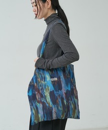 NOMINE（ノミネ）の「アイコン刺繍 ペイント柄アートプリント ロングハンドル トートバッグ（トートバッグ）」