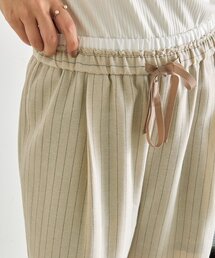 麻ライクストライプパンツ【SUM1 STYLE】