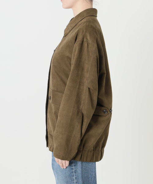 Spick & Span(スピックアンドスパン)の「《手洗い可能》フェイクスエードブルゾン(その他アウター・レディース・ブラウン・36/38)」の9枚目の写真