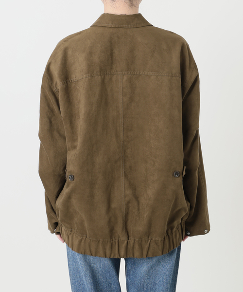 Spick & Span(スピックアンドスパン)の「《手洗い可能》フェイクスエードブルゾン(その他アウター・レディース・ブラウン・36/38)」の10枚目の写真