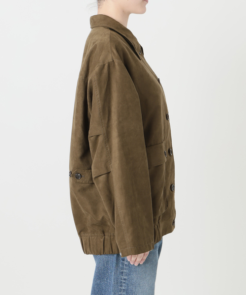 Spick & Span(スピックアンドスパン)の「《手洗い可能》フェイクスエードブルゾン(その他アウター・レディース・ブラウン・36/38)」の11枚目の写真