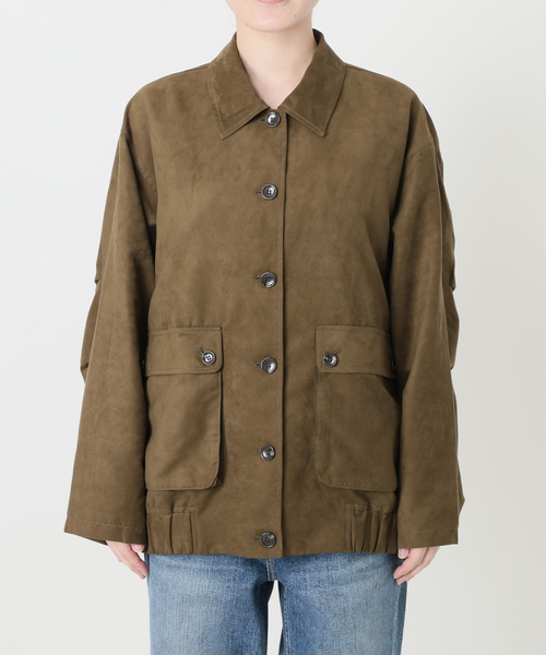 Spick & Span(スピックアンドスパン)の「《手洗い可能》フェイクスエードブルゾン(その他アウター・レディース・ブラウン・36/38)」の20枚目の写真
