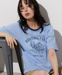 farmプリントリンガーTEE