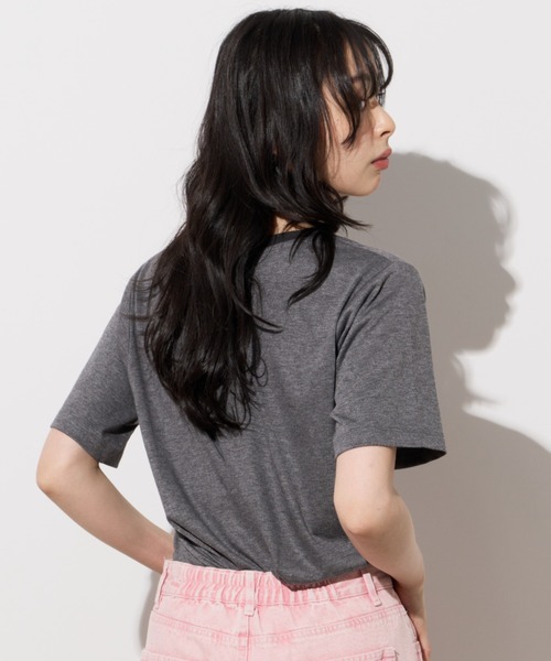 Unitage(ユニテージ)の「farmプリントリンガーTEE(Tシャツ/カットソー・レディース・オレンジ/サックスブルー/ブラック・FREE)」の13枚目の写真
