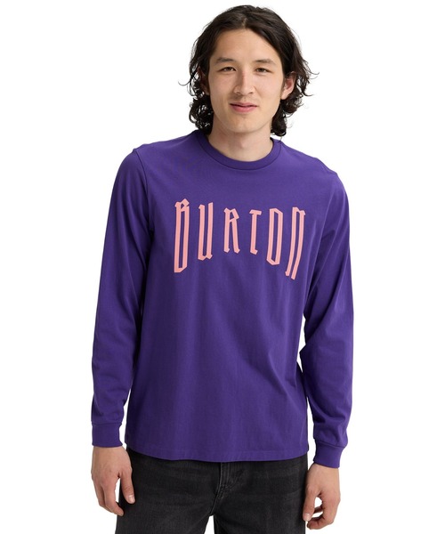 BURTON(バートン)の「チンクリップ ロングスリーブ Tシャツ(Tシャツ/カットソー・メンズ・パープル・S/M/L)」の4枚目の写真