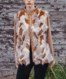 sahara | 【26AW PRE ORDER】Mix Fur Zip Jacket(その他アウター)