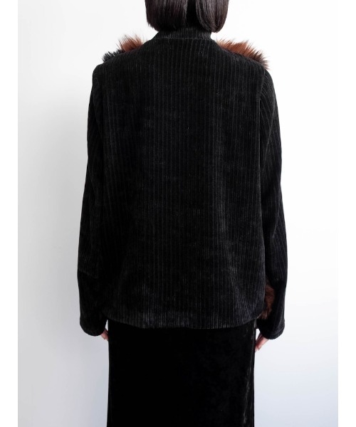 sahara（サハラ）の「【26AW PRE ORDER】Mix Fur Zip Jacket（その他アウター・レディース・グレー/ブラック/ベージュ・FREE）」の22枚目の写真
