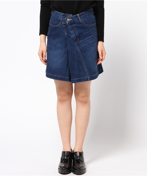 Kastane（カスタネ）の「デニムスカート（スカート・レディース・インディゴブルー・2/1）」の2枚目の写真