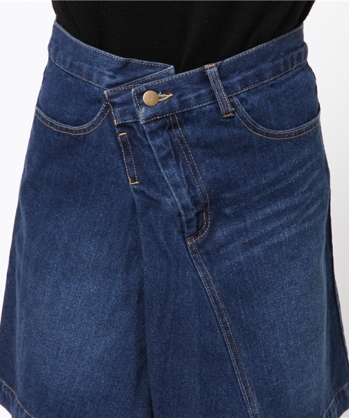 Kastane（カスタネ）の「デニムスカート（スカート・レディース・インディゴブルー・2/1）」の5枚目の写真