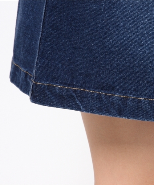 Kastane（カスタネ）の「デニムスカート（スカート・レディース・インディゴブルー・2/1）」の8枚目の写真