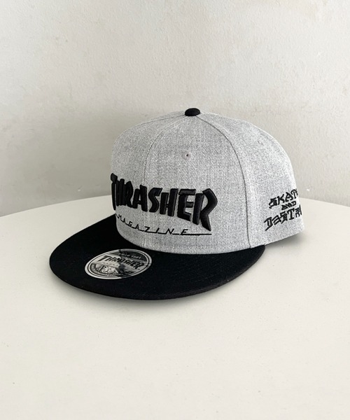 セール】MAG LOGO ポリエステルサージ 平ツバCAP（キャップ