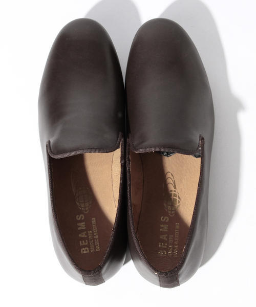 BEAMS（ビームス）の「BEAMS / スムースレザー スリッポン（ドレス