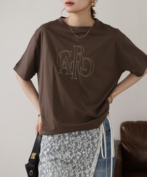 A.N.L ステッチロゴ半袖Tシャツ